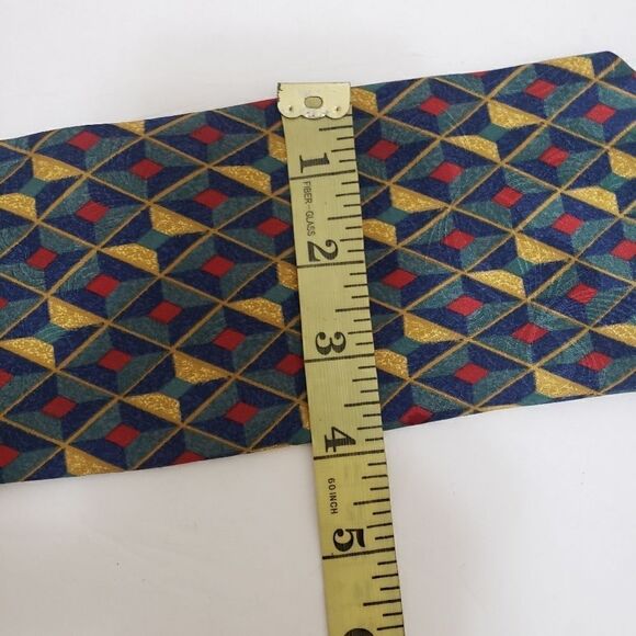 Structure Men's Ties Multicolor 100% Silk Bundle Of 2 - Picture 11 of 11